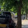 In London, Land Rover Owner Chains It To A Tree To Prevent Theft