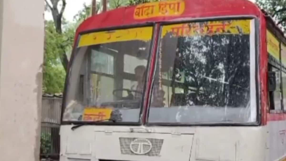 Viral video shows roof of UP roadways bus leaking during rains