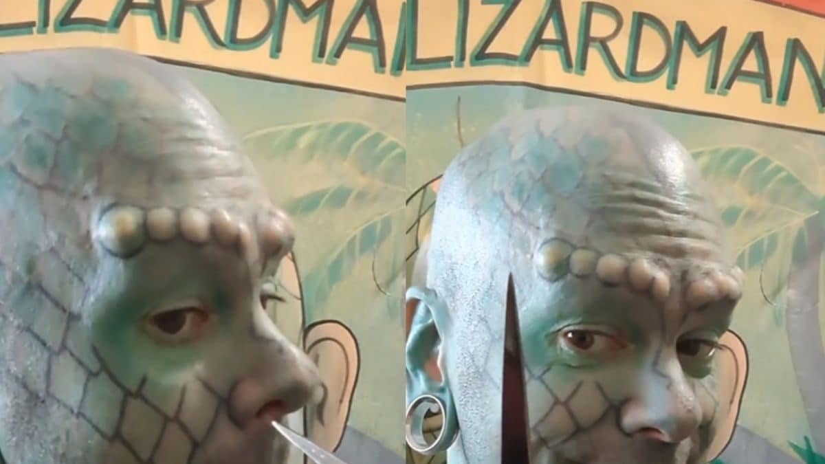 The Real-Life ‘Lizardman’ Talks About His Creepy Transformation