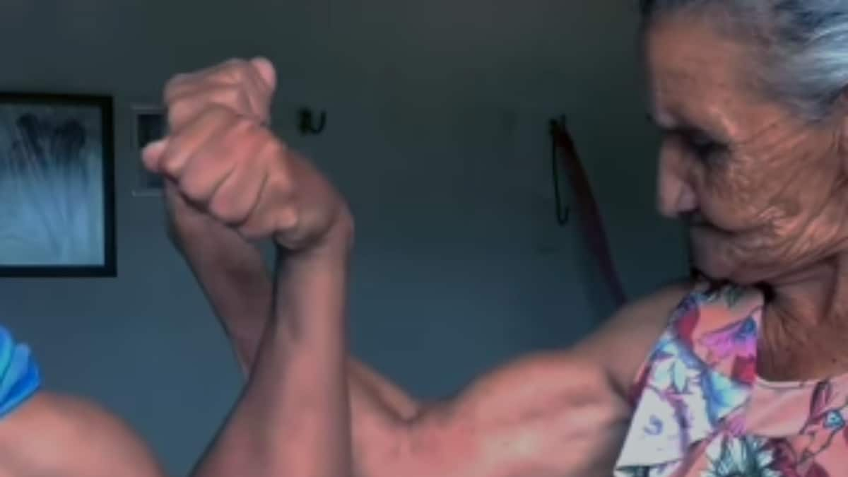 ‘Bodybuilder’: Video Of Grandma Flexing Her Biceps Will Motivate You To Hit The Gym Right Away