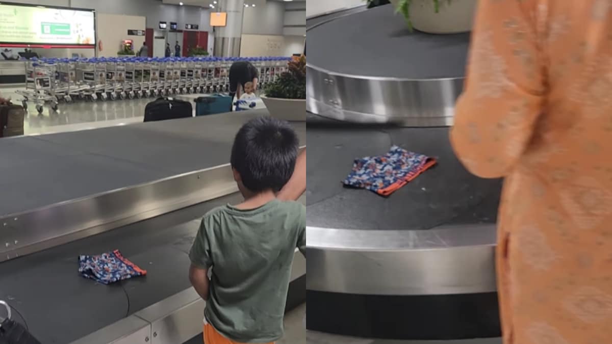 ‘Travelling Light?’  Hilarious Video Shows Boxers On Delhi Airport’s Conveyor Belt