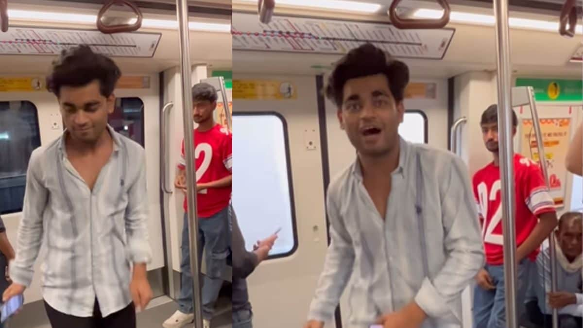 ‘Nightmare For Introverts’: Man Dances To Nacho Nacho In Delhi Metro.  Video Viral