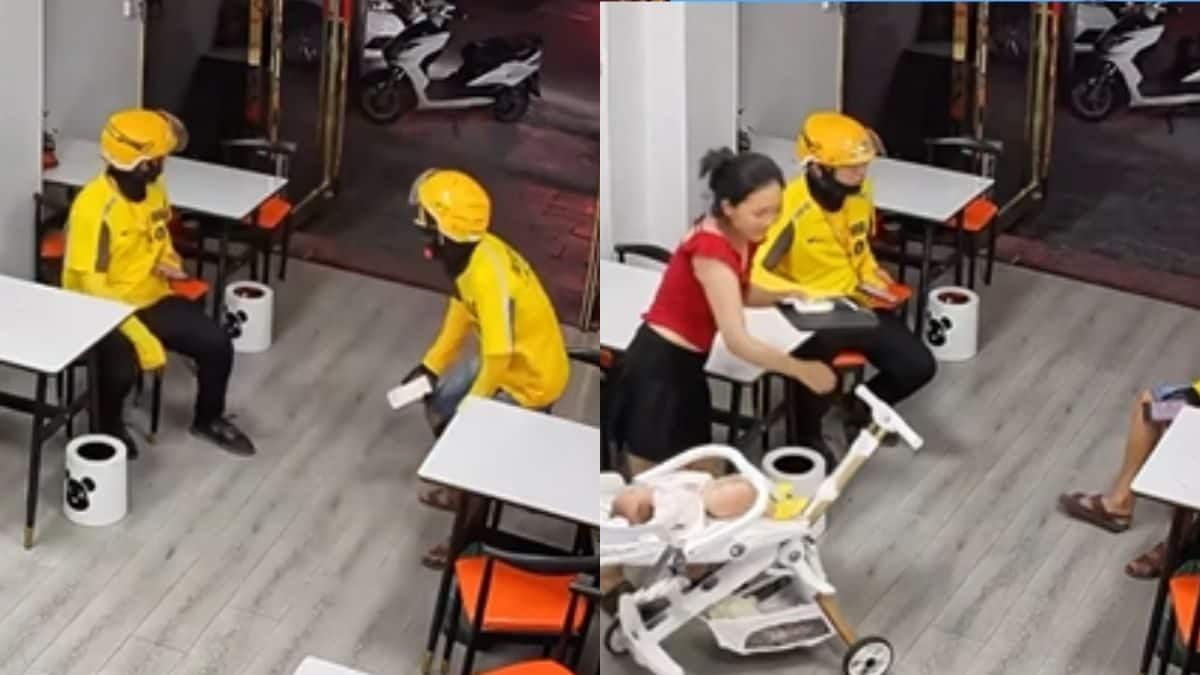 ‘The World We Need’: Internet On Video Of Delivery Agents Taking Care Of Restaurant Owner’s Baby