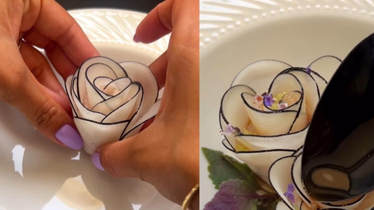 Food Blogger Creates Flowers Out Of Sashimi, Internet Says ‘Too Beautiful To Touch’