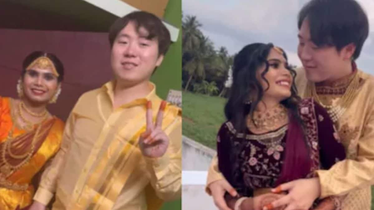 Watch: Korean Man Marries Indian Girlfriend In Traditional Attire