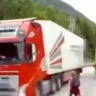 Kid Narrowly Escapes Speeding Truck, Internet Salutes Driver For Applying Brakes On Time