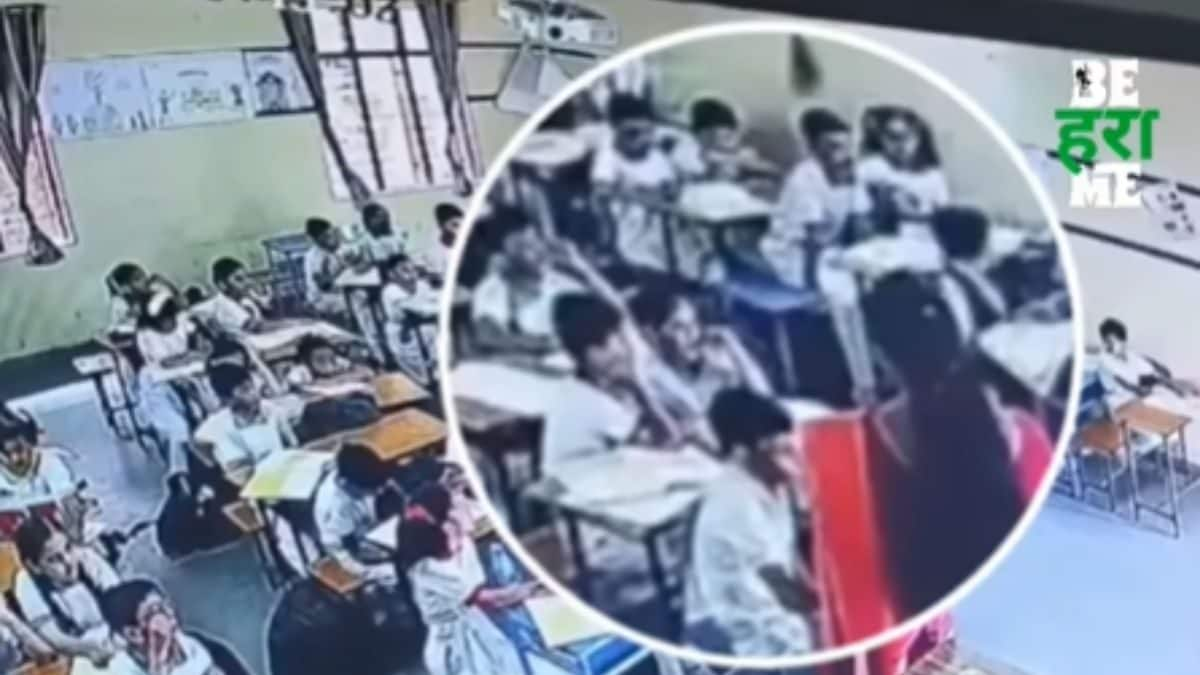 Shocking Video: Little Girl Injured as Ceiling Fan Falls on Her During Class in MP School |  WATCH