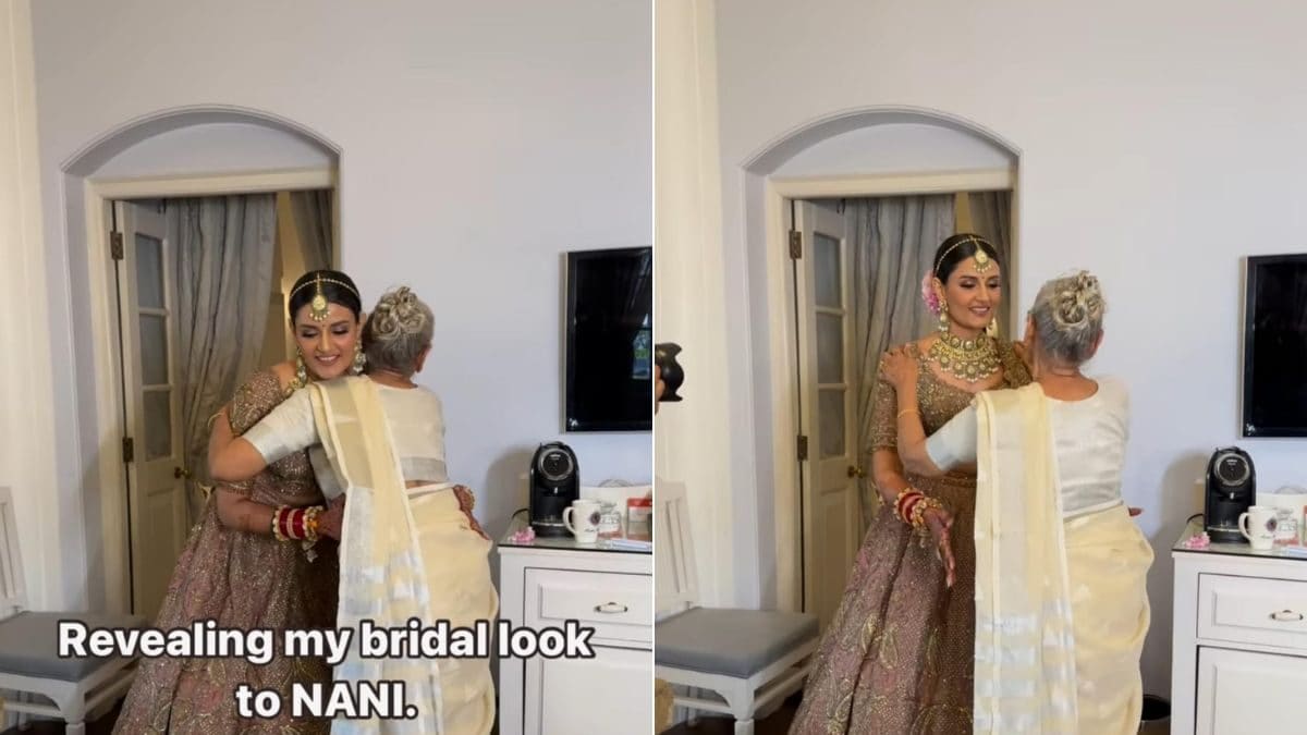 Video of Grandma’s Emotional Reaction On Seeing Granddaughter As Bride Will Melt Your Heart